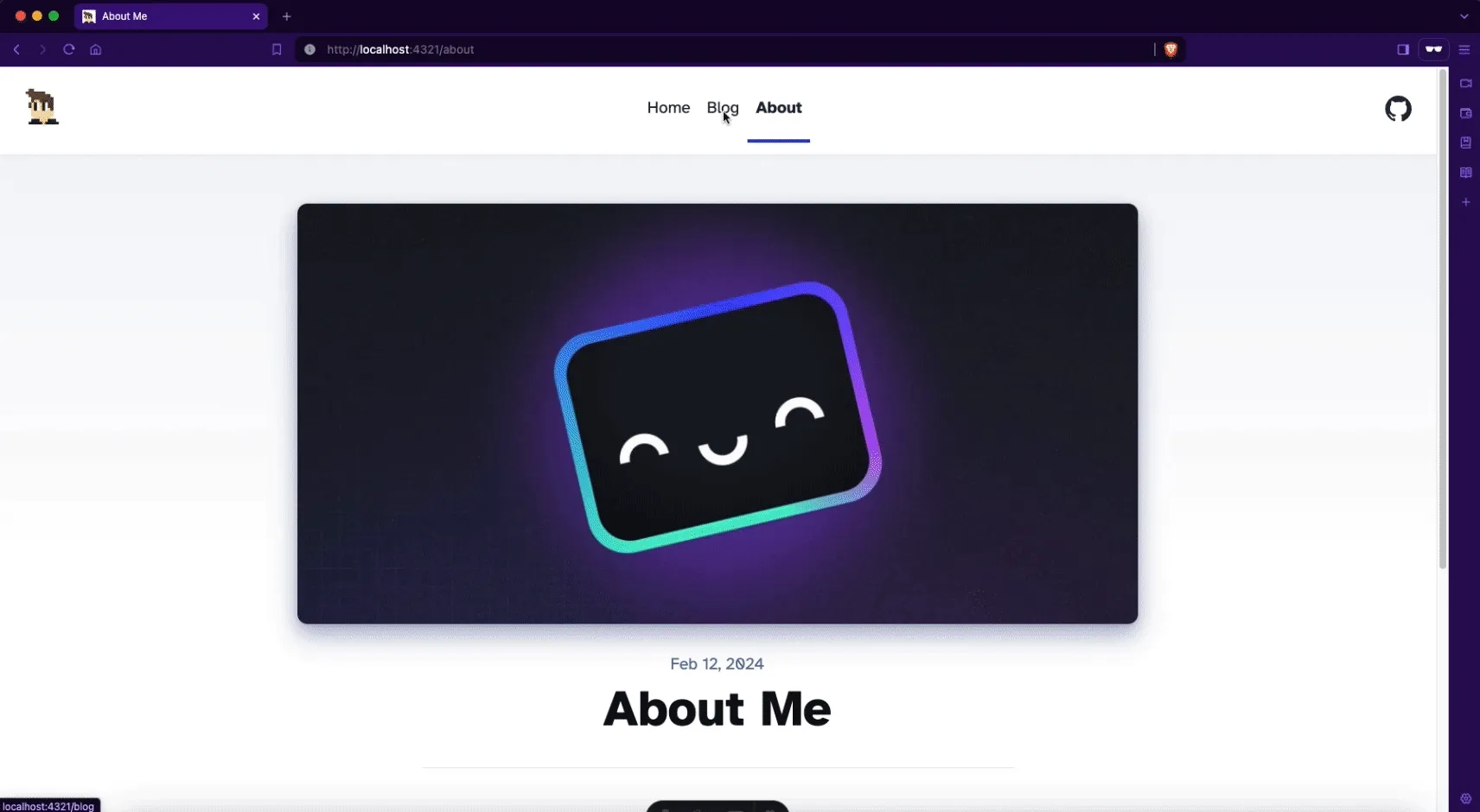 Website without Astro Transitions
